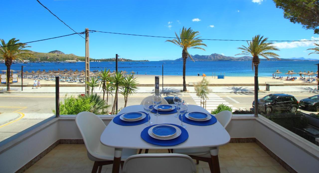 Family Seafront Apt Fantastic Seaview Pollença Kültér fotó