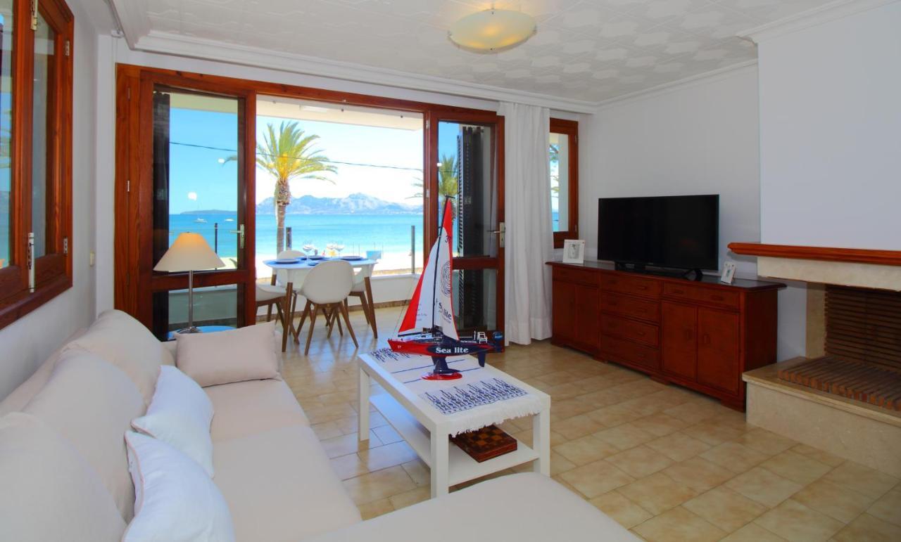 Family Seafront Apt Fantastic Seaview Pollença Kültér fotó