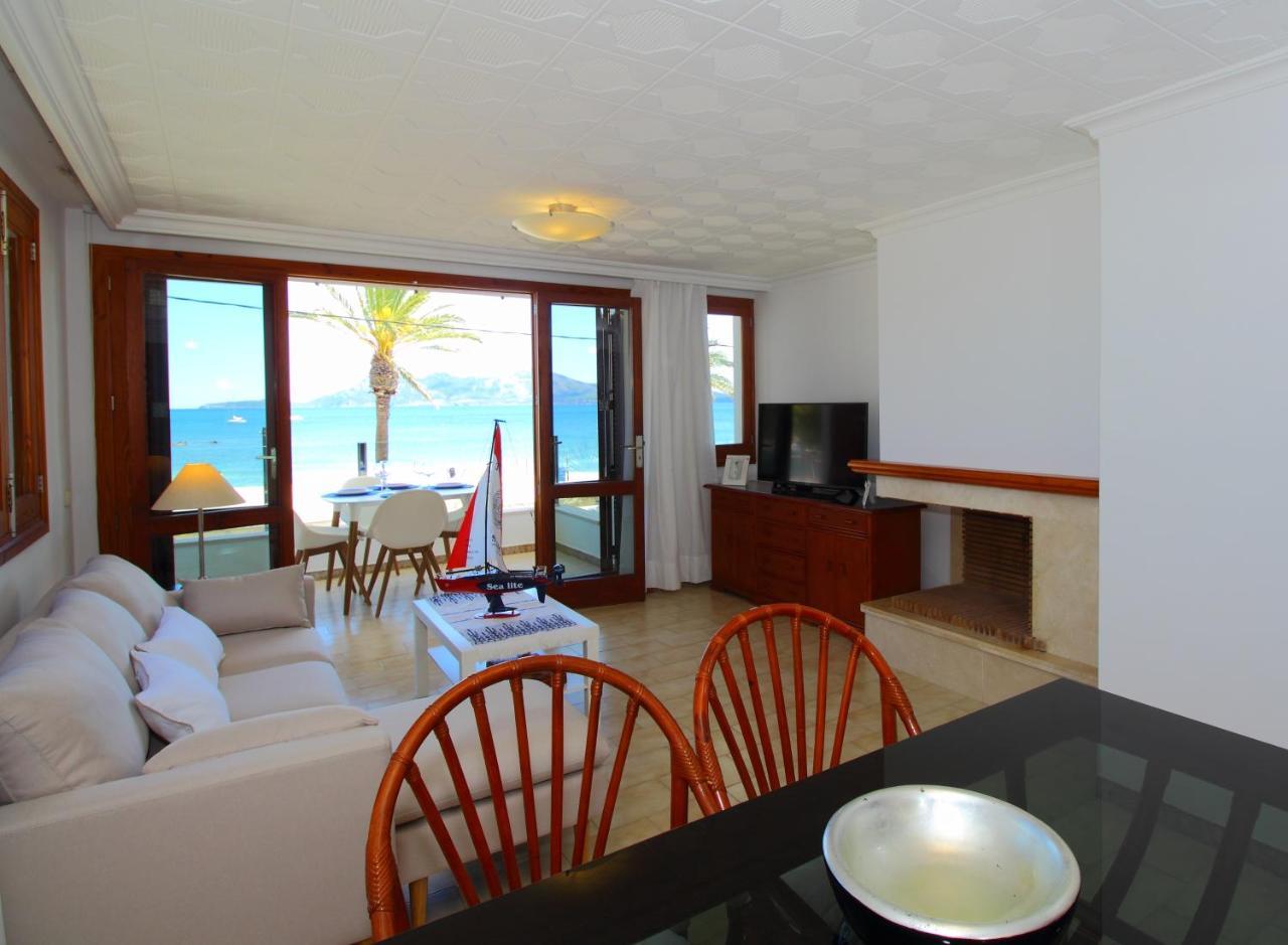 Family Seafront Apt Fantastic Seaview Pollença Kültér fotó
