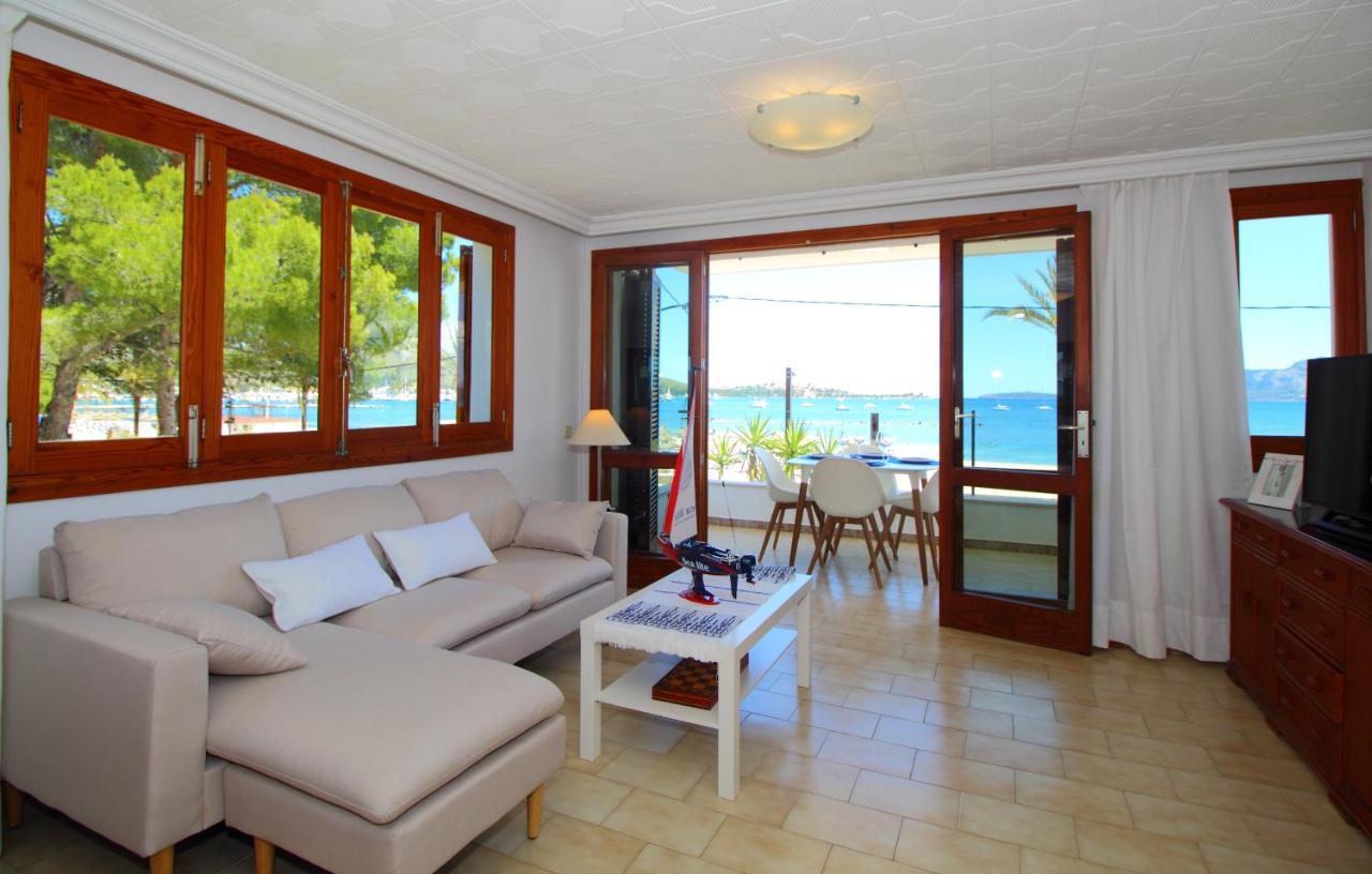 Family Seafront Apt Fantastic Seaview Pollença Kültér fotó